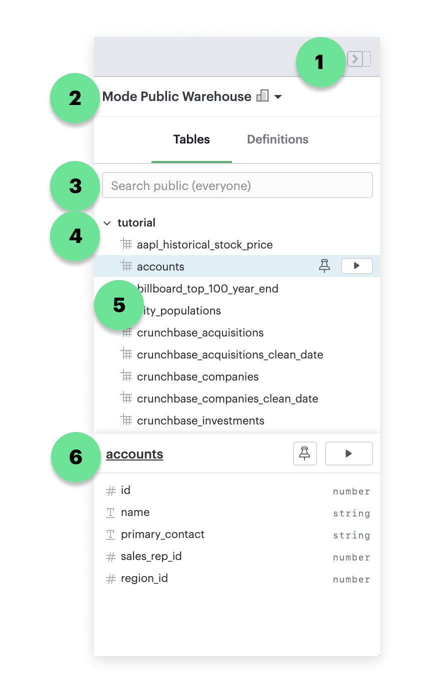 Schema Browser