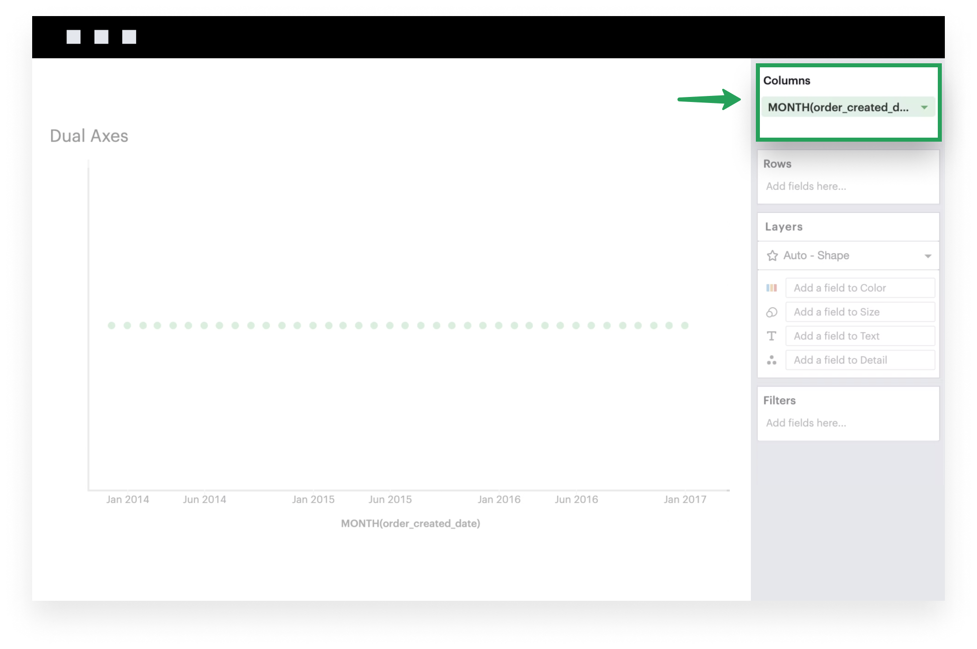 Add field to Columns