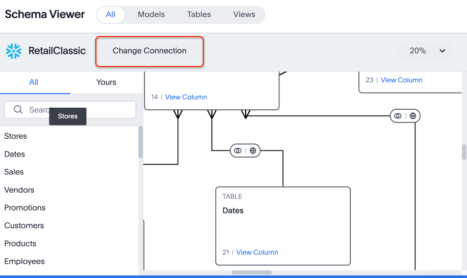 Change connection