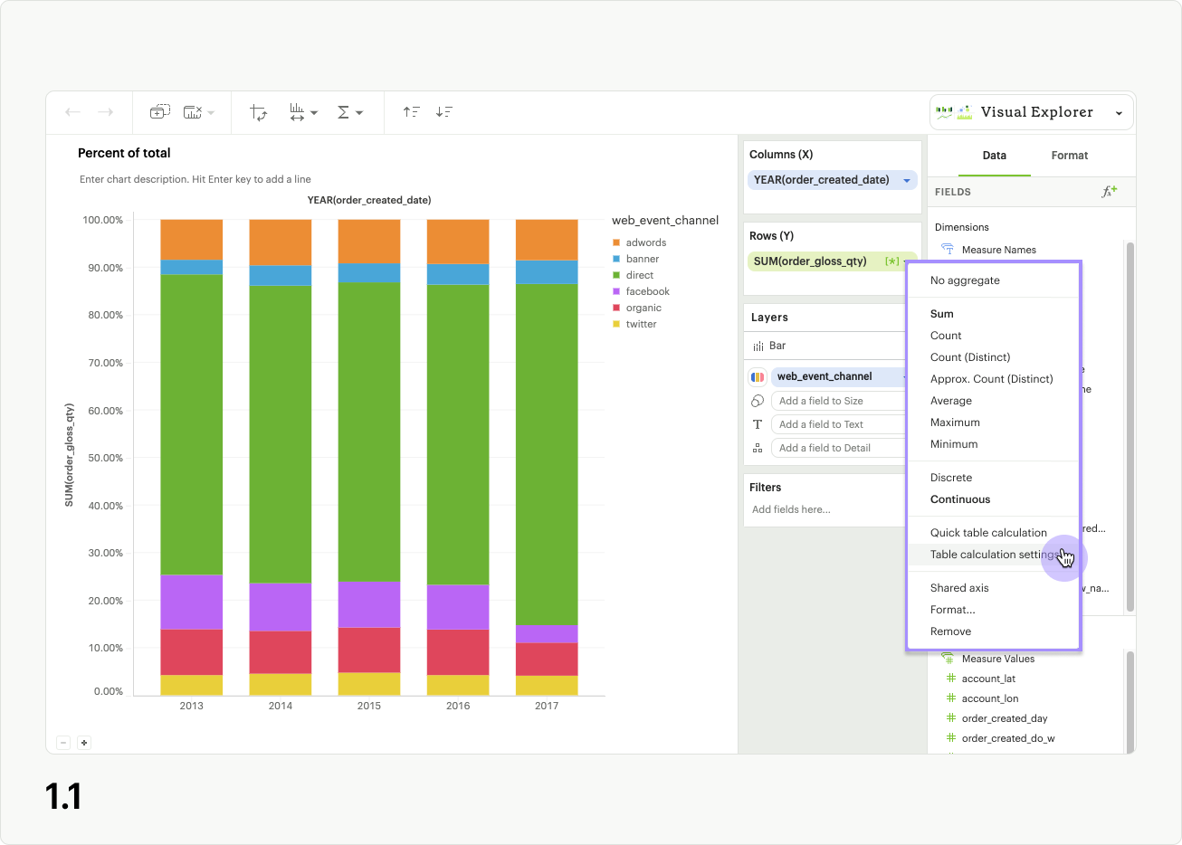 Table calc settings 1.1