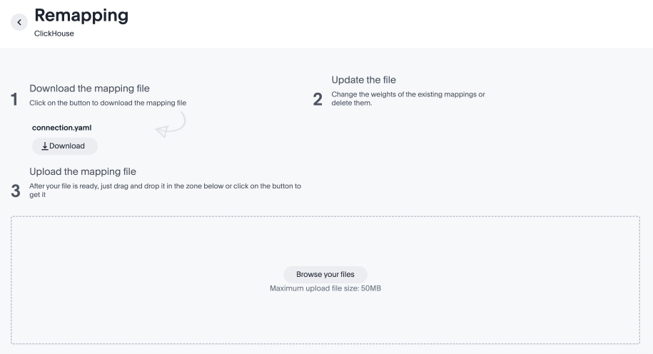 Download the source mapping file