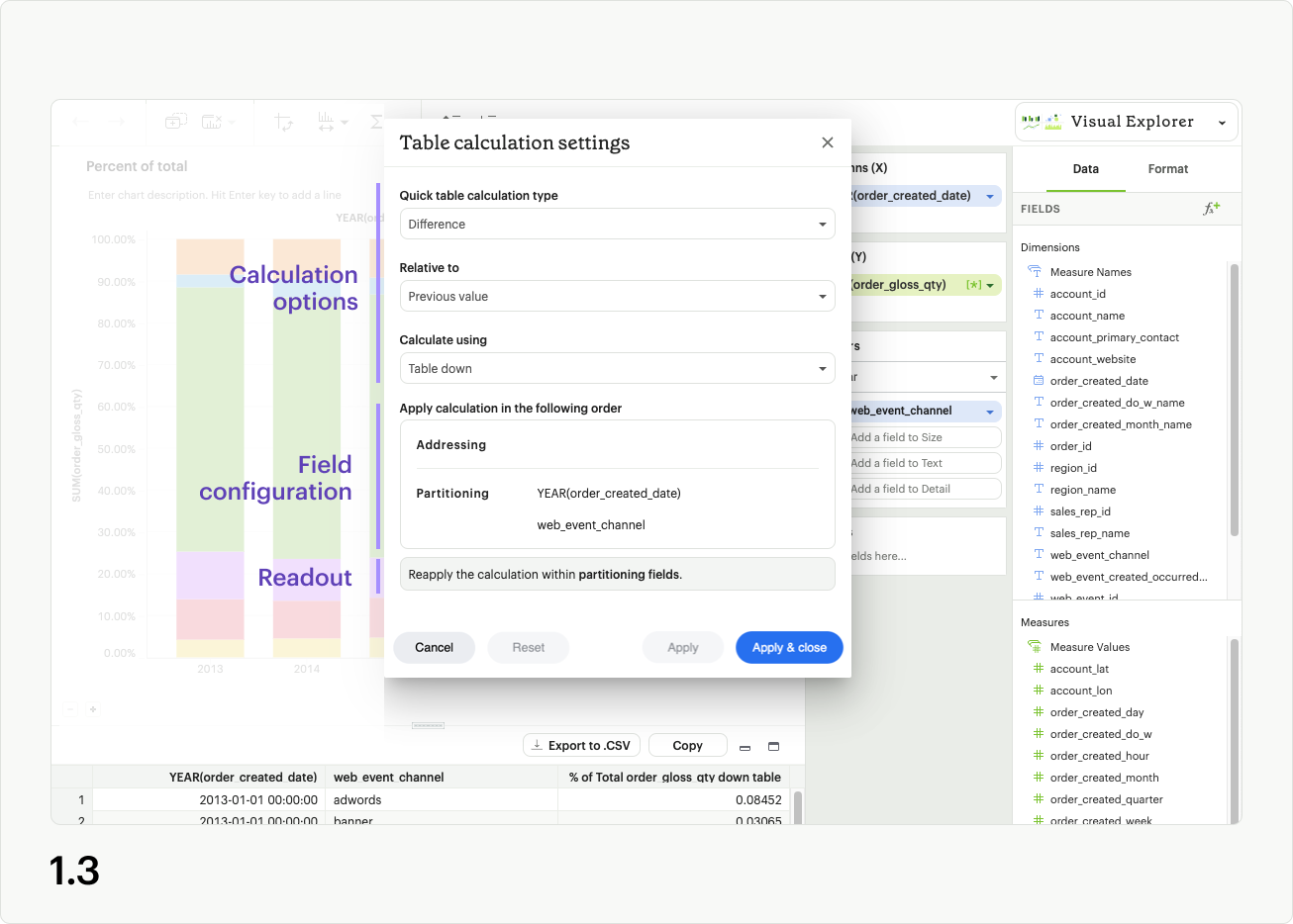 Table calc settings 1.3