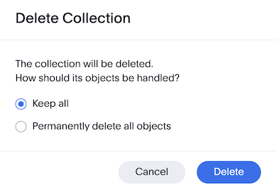 Delete a Collection