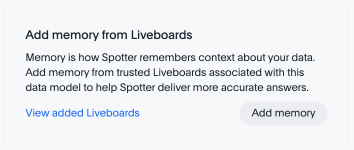 Add Liveboard memory