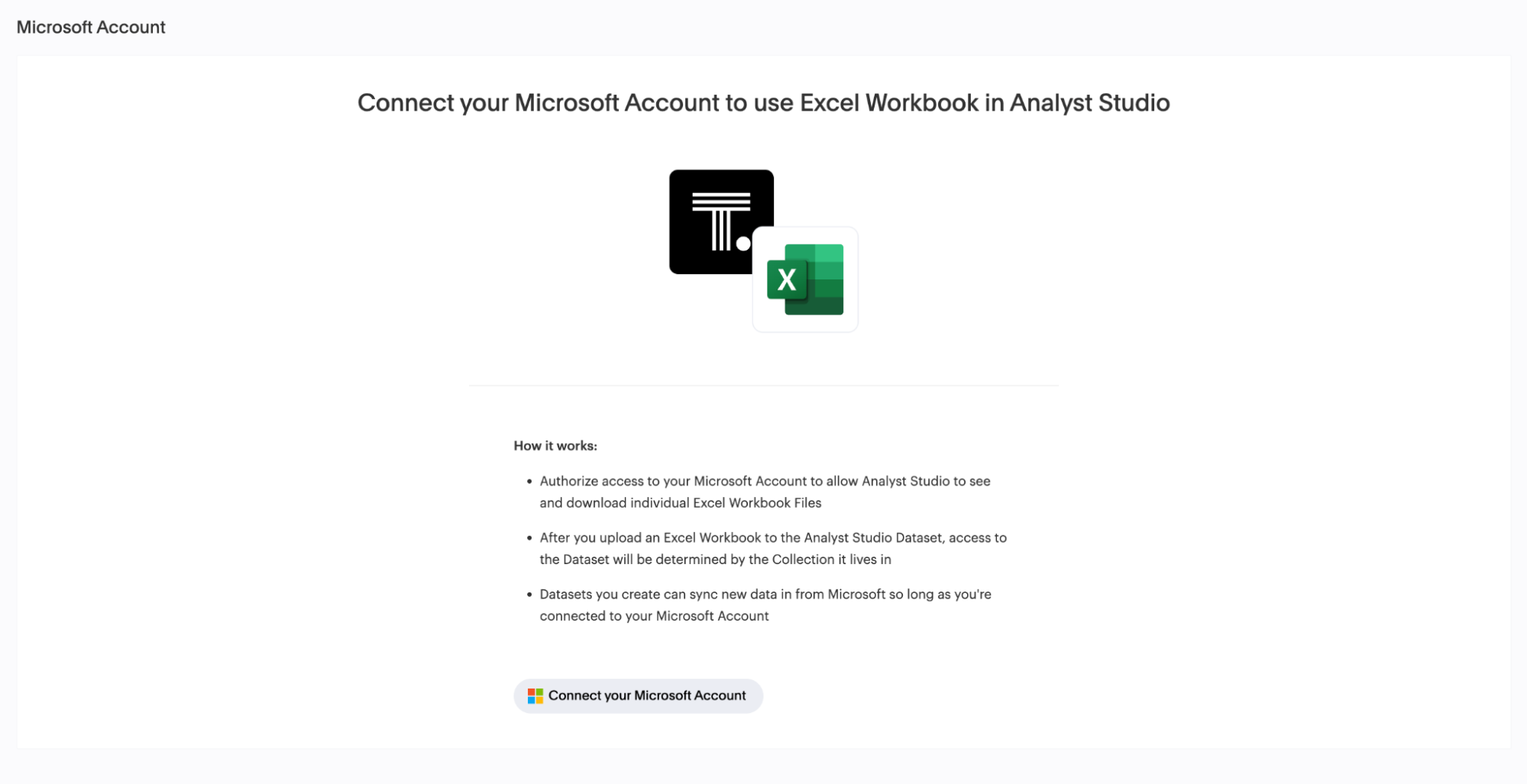 microsoft excel connect