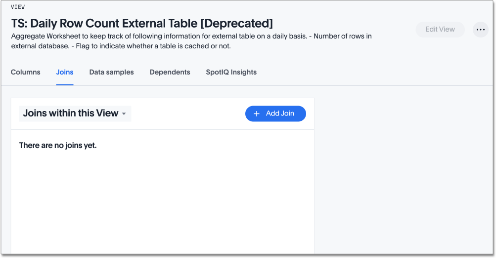 Select + Add Join in the upper right corner