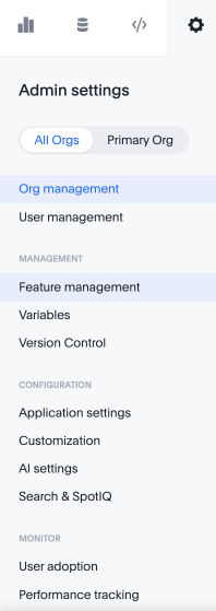 admin2 cluster nav