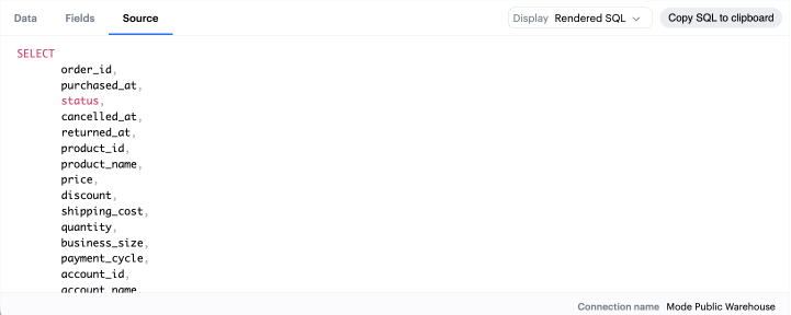 View the source syntax