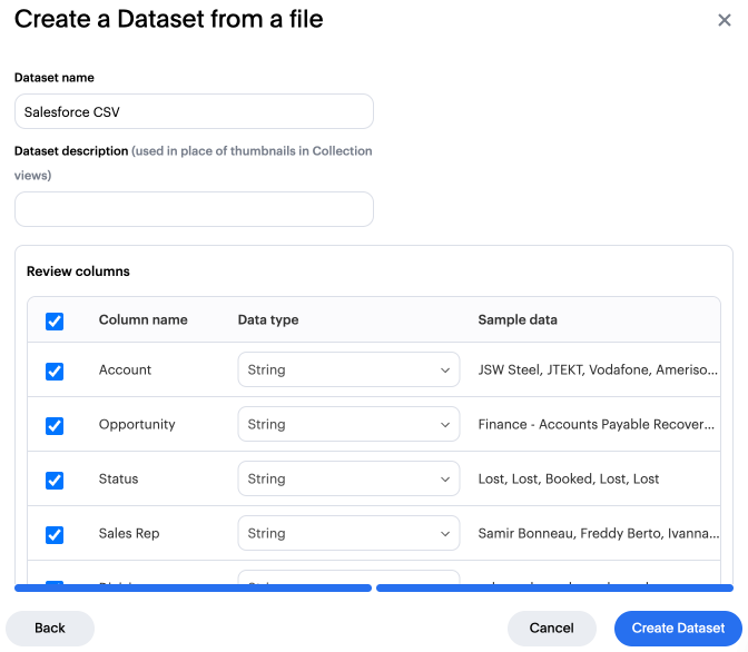 Data type assignment