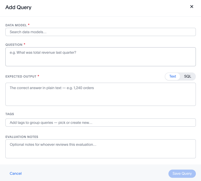 Add query window