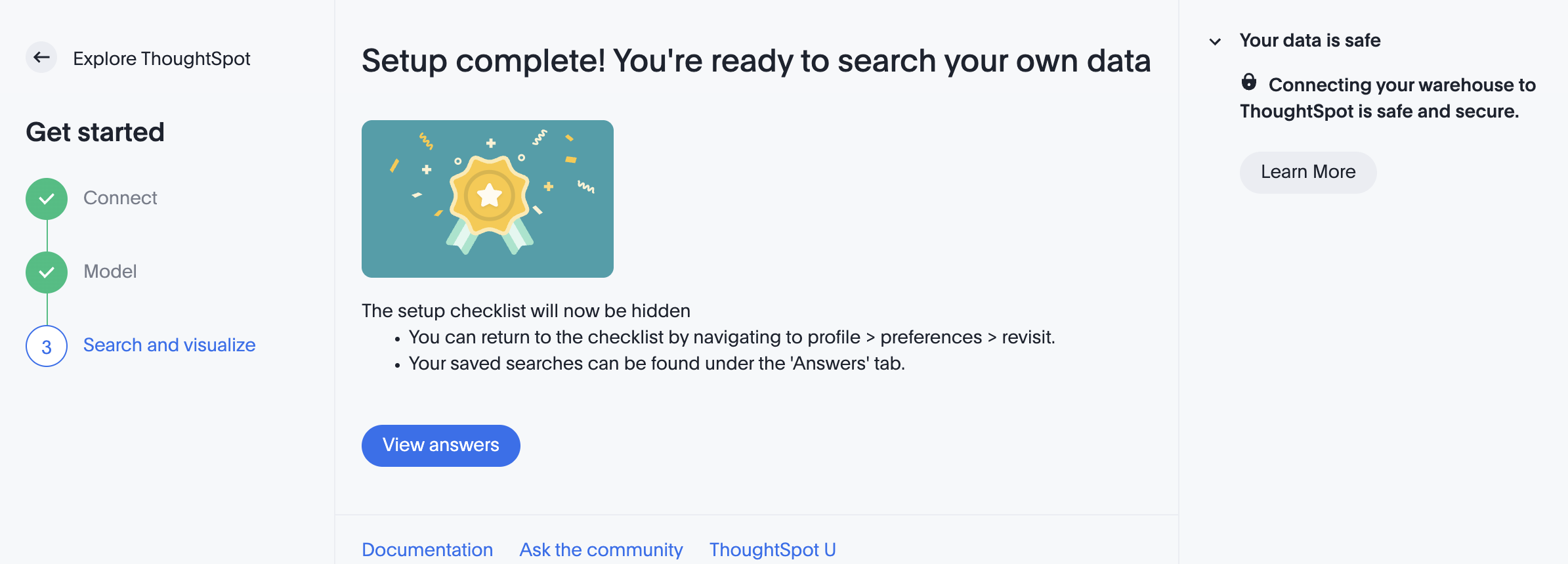 analyst onboarding final step