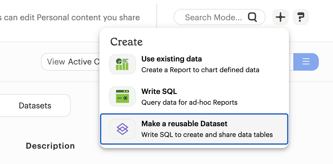 create dataset