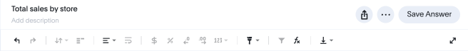 spreadsheet toolbar