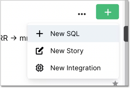 Create a new SQL block