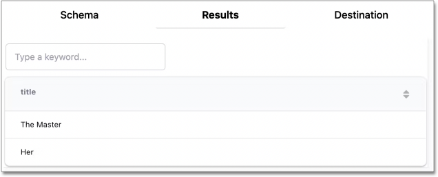 SQAnything film query result