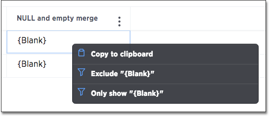Filter by right-clicking and selecting Show only <value>