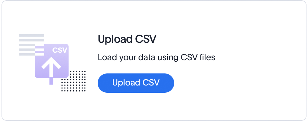 CSV upload