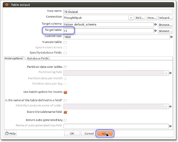 Choose SQL