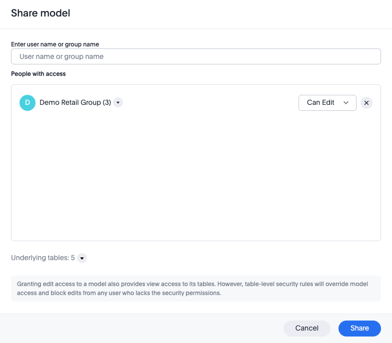 new share model